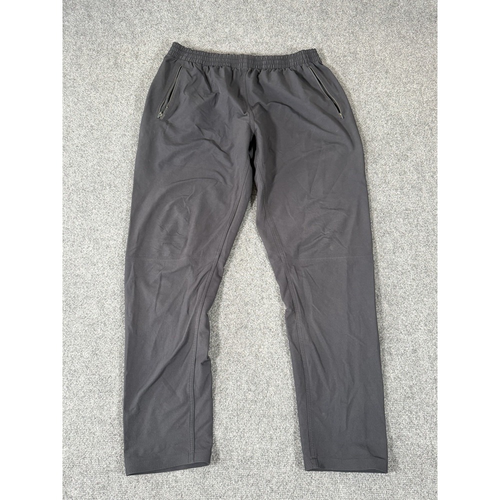 Outdoor Voices Mens RecTrek Pants Large Black Stretch Hiking Athletic Zip Pocket